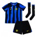 Billige Inter Milan Henrikh Mkhitaryan #22 Børnetøj Hjemmebanetrøje til baby 2023-24 Kortærmet (+ korte bukser)